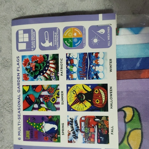 Alpine Home & Garden Multi Seasonal Garden Flag Collection - Picture 2 of 4